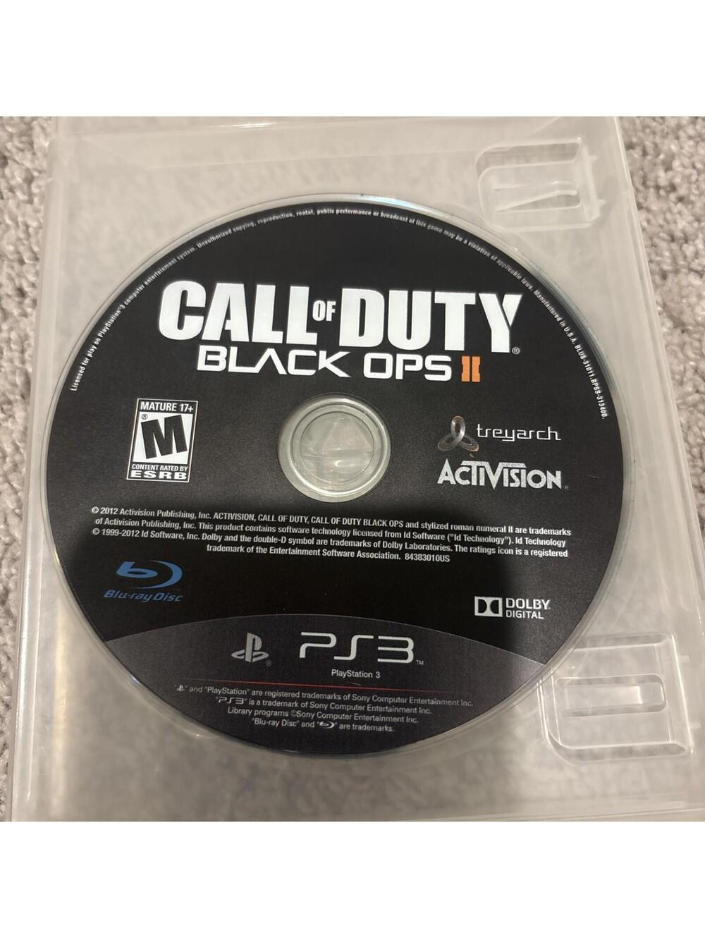 Call of Duty Black Ops II - PlayStation 3 - Authentic - Loose Disc - NTSC/US
